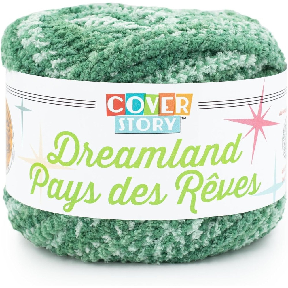 image:imageLion Brand Yarn Cover Story Dreamland Blanket Yarn Tartan 1 PackCabbage Patch