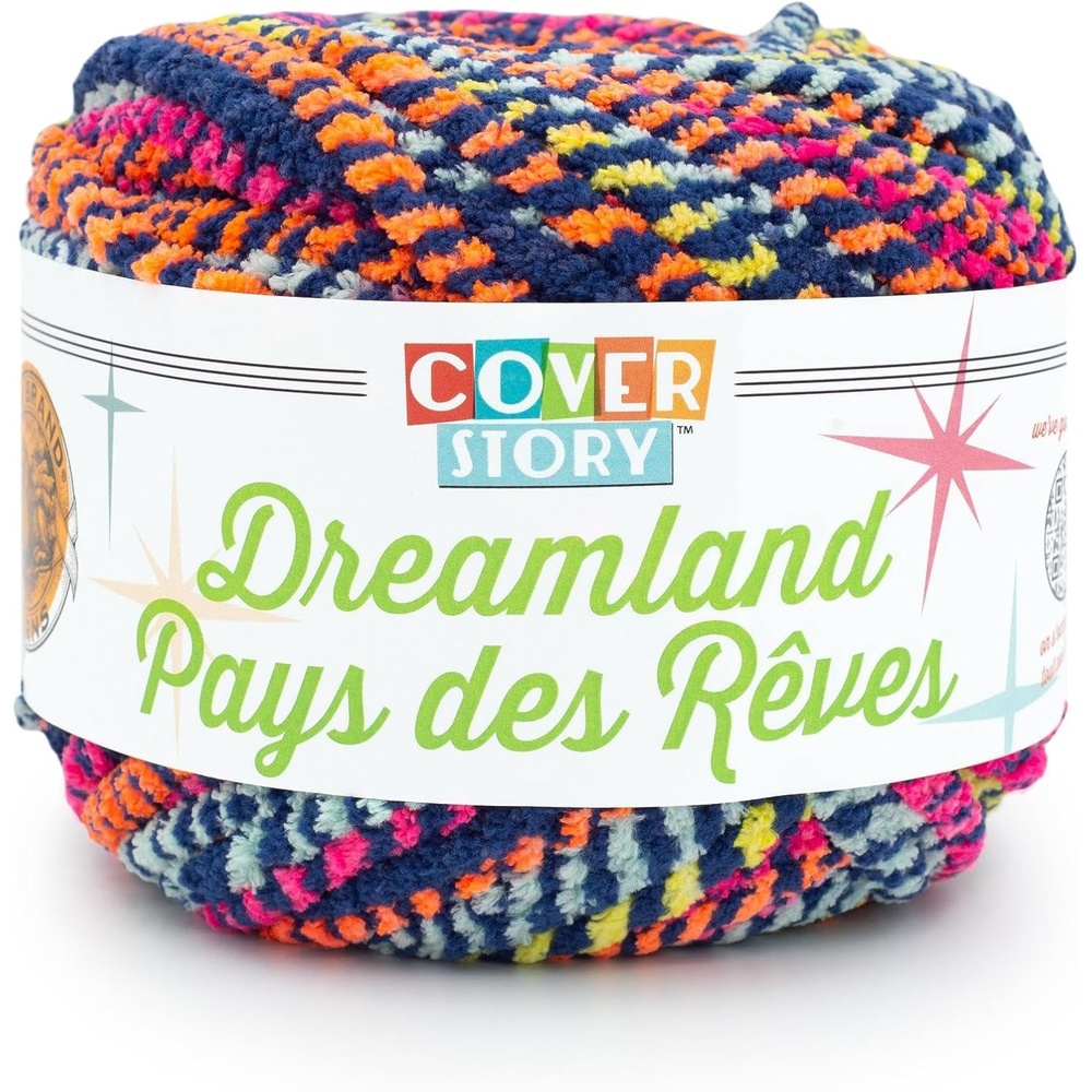 image:imageLion Brand Yarn Cover Story Dreamland Blanket Yarn Tartan 1 PackCosmos