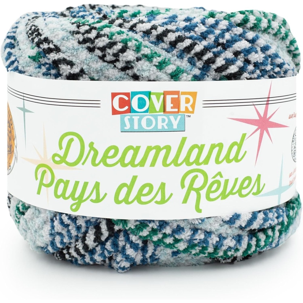 image:imageLion Brand Yarn Cover Story Dreamland Blanket Yarn Tartan 1 PackGalaxy
