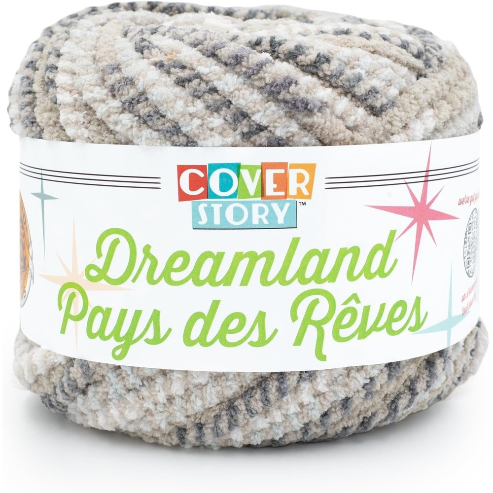 image:imageLion Brand Yarn Cover Story Dreamland Blanket Yarn Tartan 1 PackPebble Beach