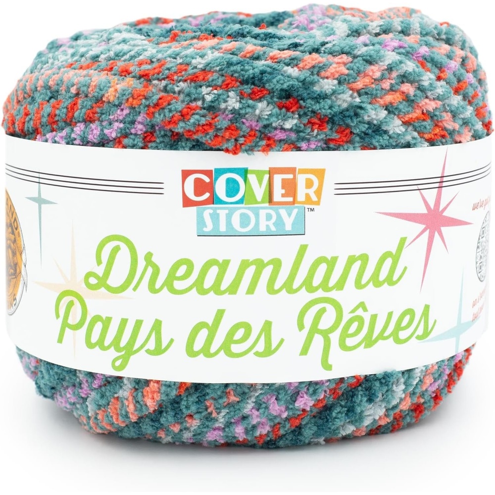 image:imageLion Brand Yarn Cover Story Dreamland Blanket Yarn Tartan 1 PackPrairie Sunset