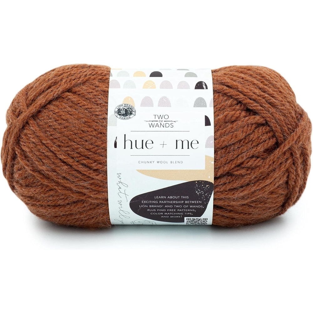 image:imageLion Brand Yarn Hue Me Chunky Yarn for Crocheting Knitting and Crafts Saffron 1 Pack