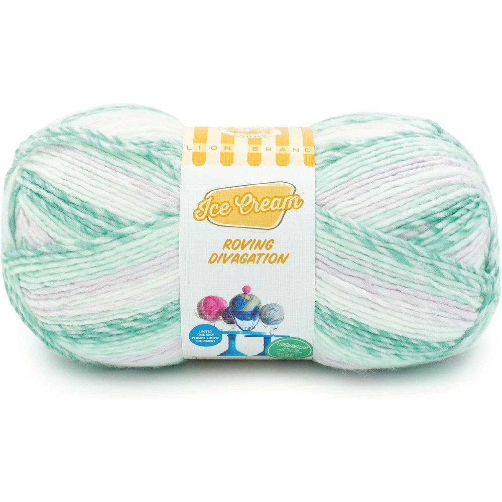 image:imageLion Brand Yarn Ice Cream Roving Stripes Yarn Chuckles