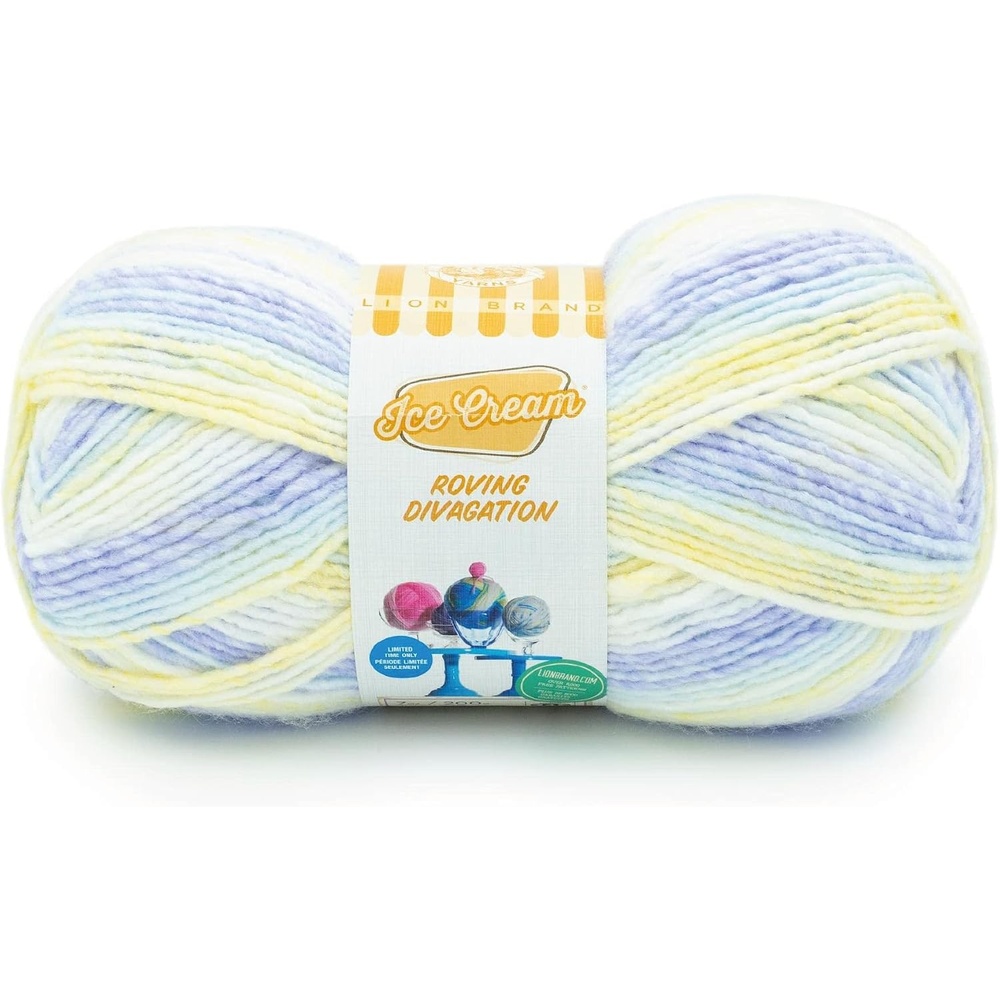 image:imageLion Brand Yarn Ice Cream Roving Stripes Yarn Pixie Stix