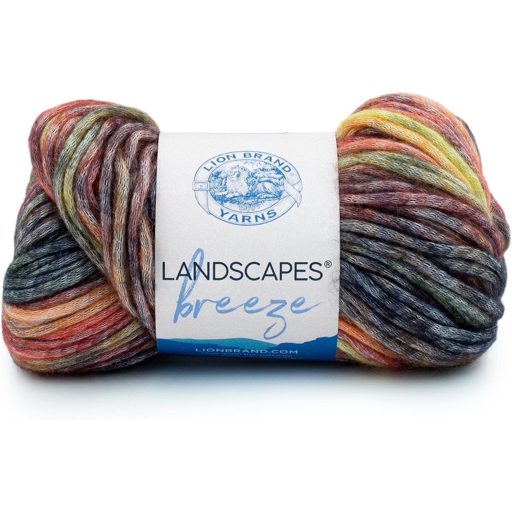 image:imageLion Brand Yarn Landscapes Breeze Yarn WillowHorseshoe