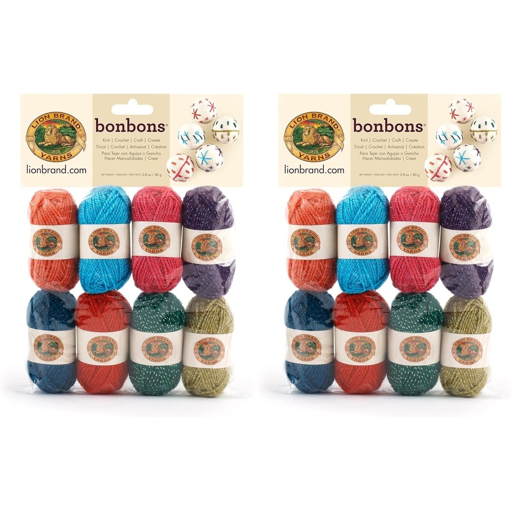 image:imageLion Brand Yarn Lion Brand Bonbons 680 CrayonsCelebrate