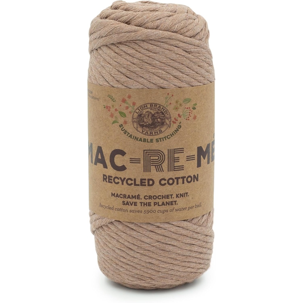 image:imageLion Brand Yarn MacReMe Yarn 1 Count Pack of 1 MineralHazelnut
