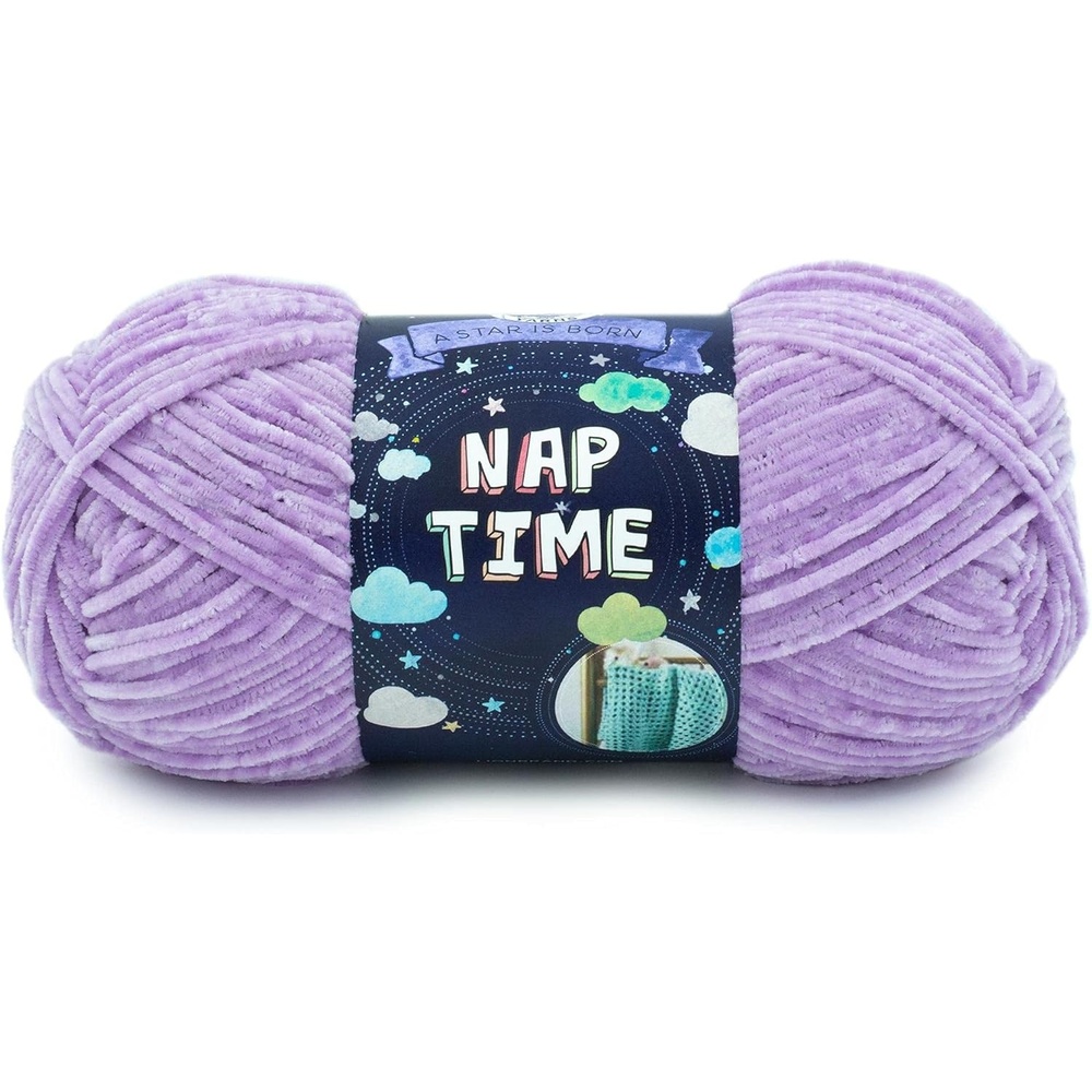 image:imageLion Brand Yarn Naptime Baby Yarn for Knitting and Crochet White 3 PackLilac