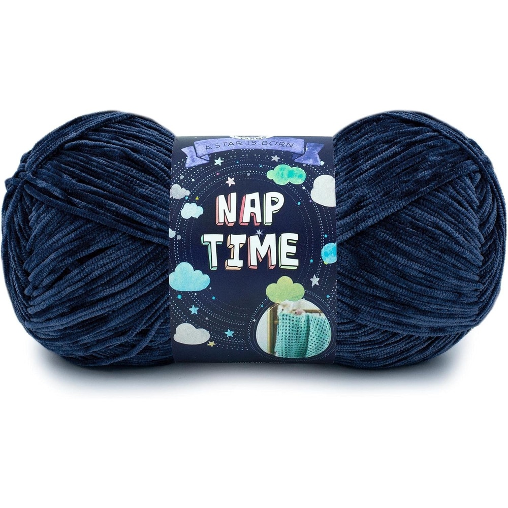 image:imageLion Brand Yarn Naptime Baby Yarn for Knitting and Crochet White 3 PackNavy