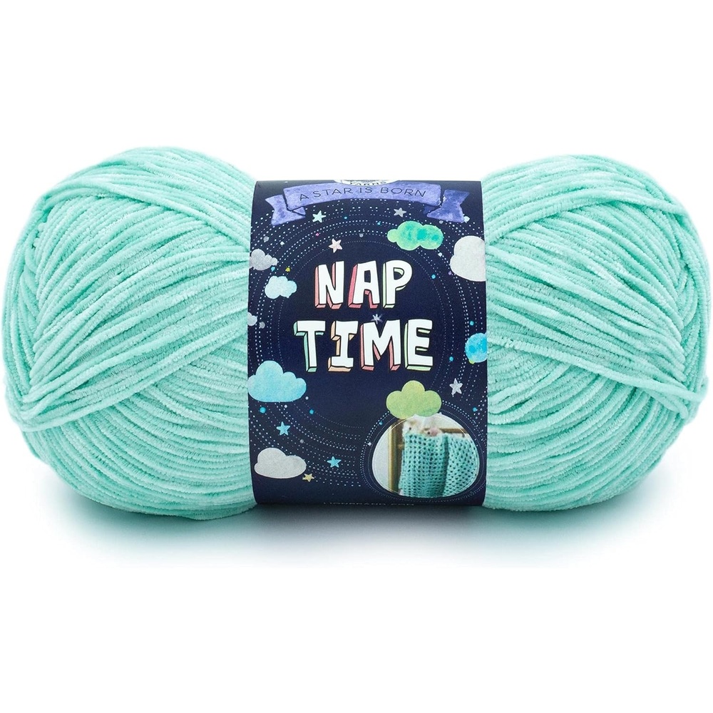 image:imageLion Brand Yarn Naptime Baby Yarn for Knitting and Crochet White 3 PackPale Aqua