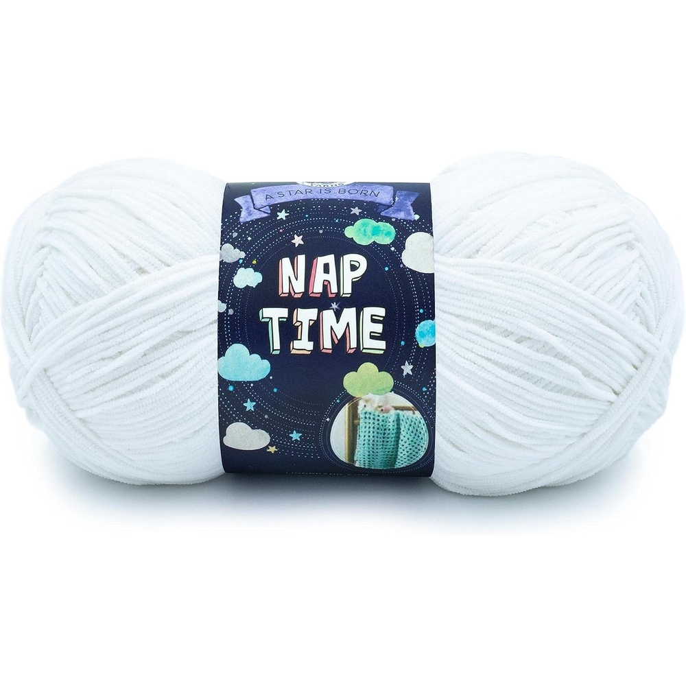 image:imageLion Brand Yarn Naptime Baby Yarn for Knitting and Crochet White 3 PackWhite