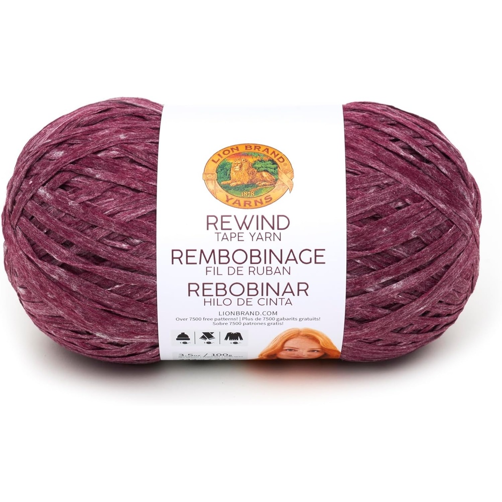 image:imageLion Brand Yarn Rewind Bulky Flat Tape Yarn for Crochet Knitting and Crafts Moto Jacket 1 Pack Soft Fiber for Bags Summer Hats and Shawls Dark GreyCurrent Situation