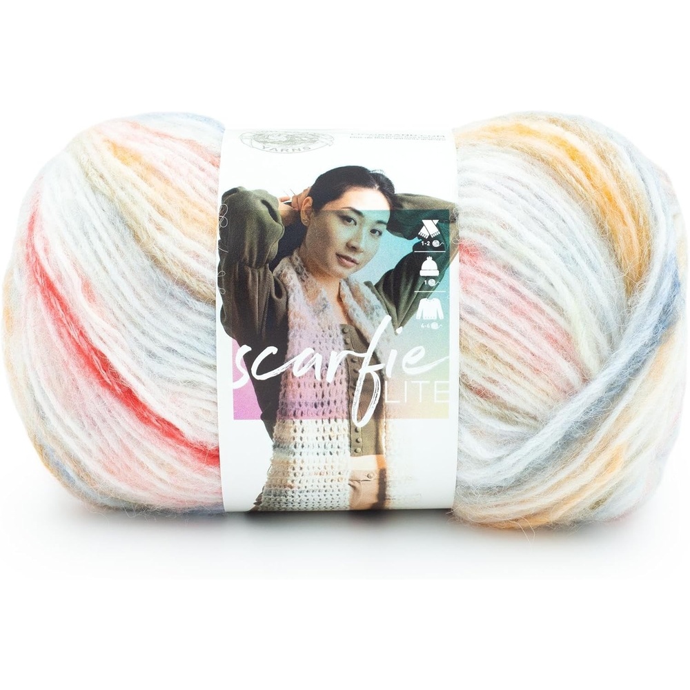 image:imageLion Brand Yarn Scarfie Lite Ombr Yarn for Knitting Seaglass 3 PackTartan