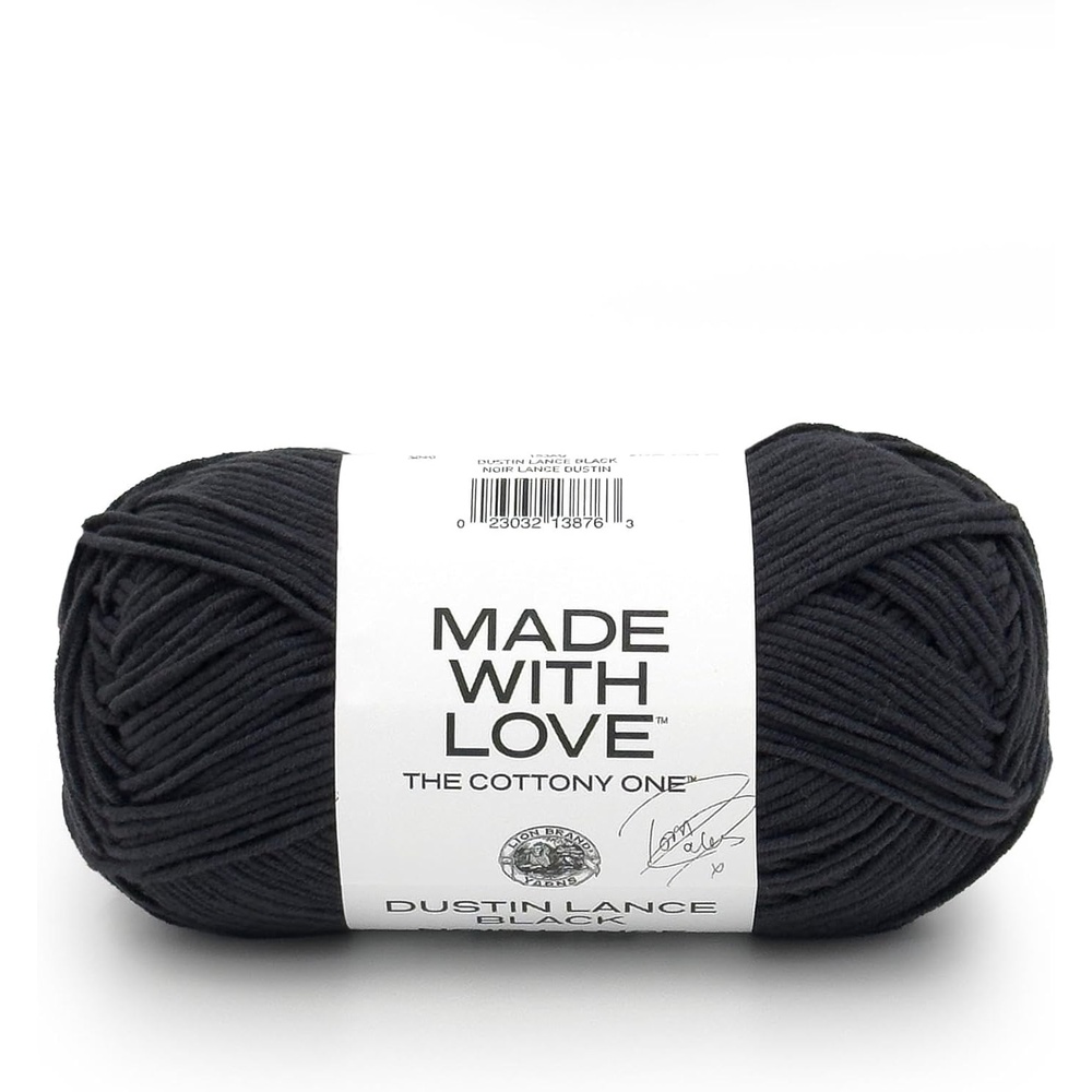 image:imageLion Brand Yarn Tom Daley Made with Love The Cottony One Yarn for Crocheting Knitting and Crafts Red Red Wine 1 Pack Tom Daley Made With Love Cotton Acrylic Yarn for Knitting Crochet Crafts Worsted Fiber for Soft Blankets Hats SweatersDustin Lance Blac