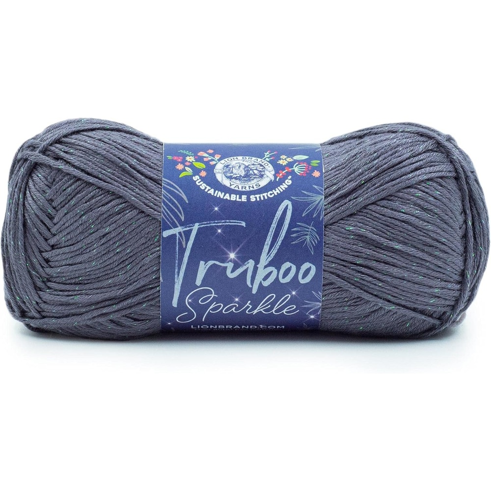 image:imageLion Brand Yarn Truboo Sparkle Yarn Thunder 1 Skein