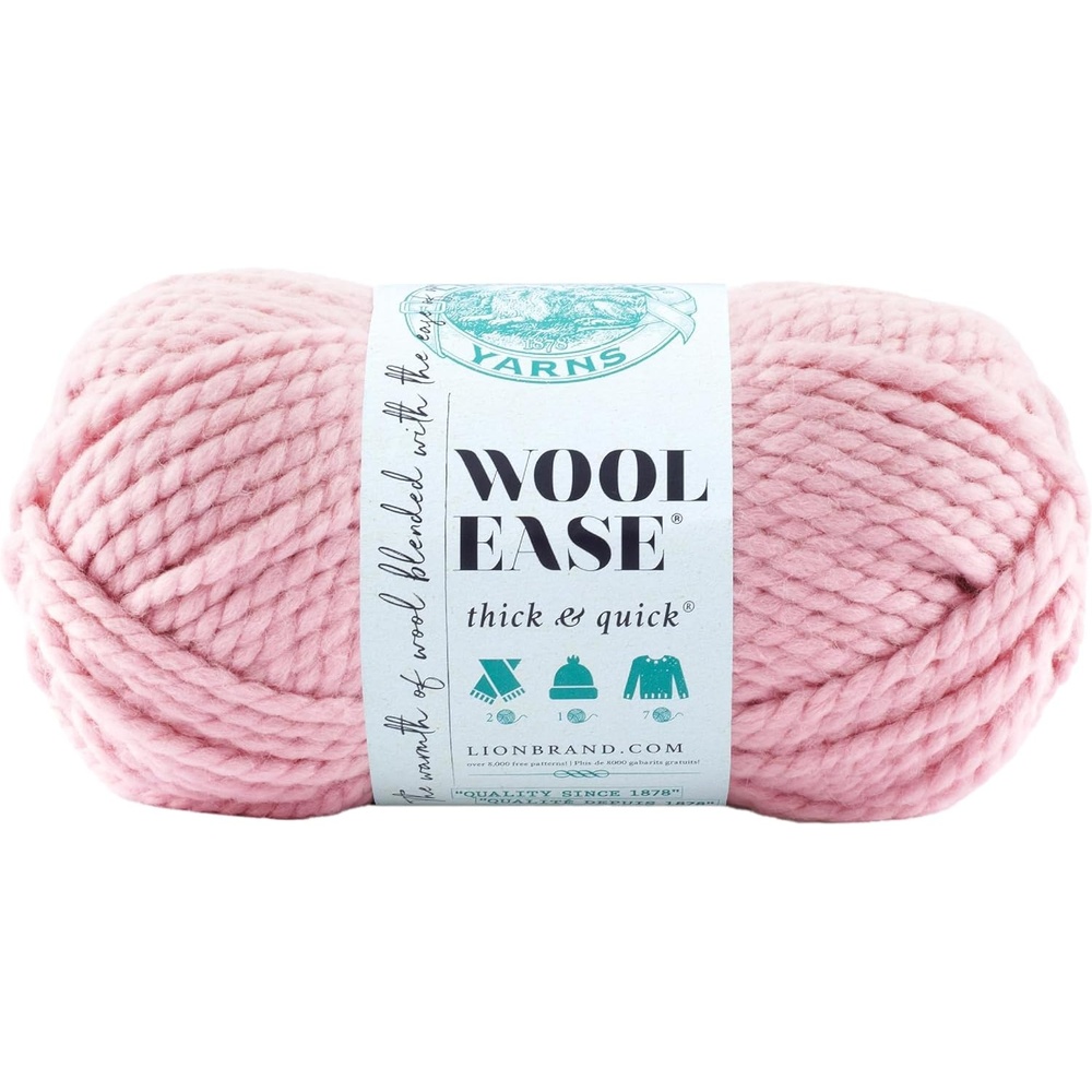 image:imageLion Brand Yarn WoolEase Thick amp Quick Yarn Celebration White 3 Pack Super Bulky Wool Acrylic Blend Fiber for Soft Hats Sweaters Chunky Blankets Yarn for Crochet Knitting Crafts WeavingBlossom