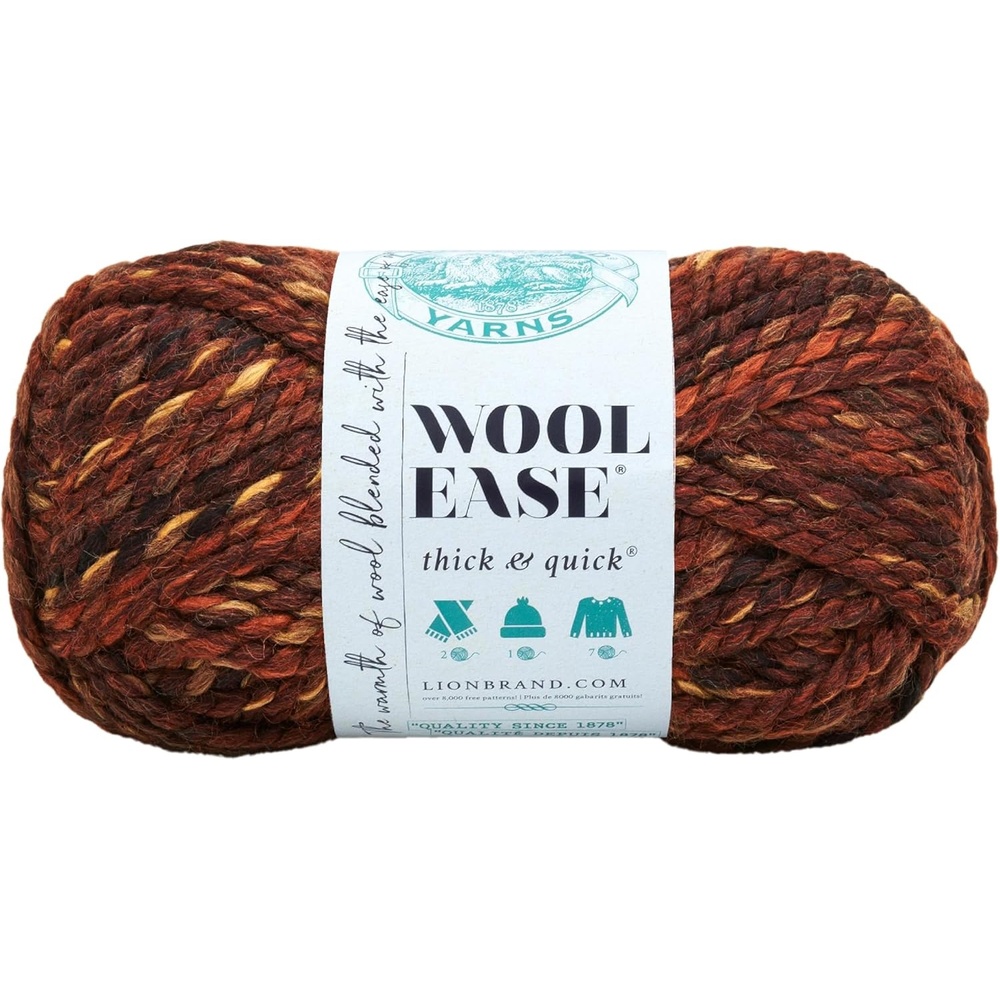 image:imageLion Brand Yarn WoolEase Thick amp Quick Yarn Celebration White 3 Pack Super Bulky Wool Acrylic Blend Fiber for Soft Hats Sweaters Chunky Blankets Yarn for Crochet Knitting Crafts WeavingSequoia