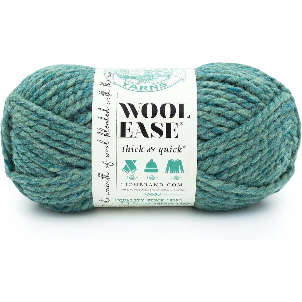 image:imageLion Brand Yarn WoolEase Thick amp Quick Yarn Celebration White 3 Pack Super Bulky Wool Acrylic Blend Fiber for Soft Hats Sweaters Chunky Blankets Yarn for Crochet Knitting Crafts WeavingHydro