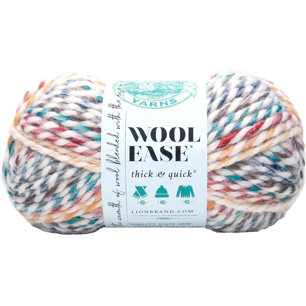 image:imageLion Brand Yarn WoolEase Thick amp Quick Yarn Celebration White 3 Pack Super Bulky Wool Acrylic Blend Fiber for Soft Hats Sweaters Chunky Blankets Yarn for Crochet Knitting Crafts WeavingHudson Bay