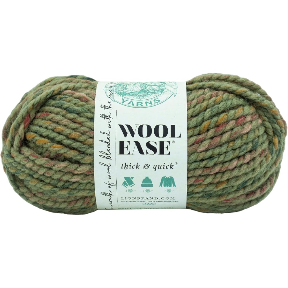 image:imageLion Brand Yarn WoolEase Thick amp Quick Yarn Celebration White 3 Pack Super Bulky Wool Acrylic Blend Fiber for Soft Hats Sweaters Chunky Blankets Yarn for Crochet Knitting Crafts WeavingMarsh