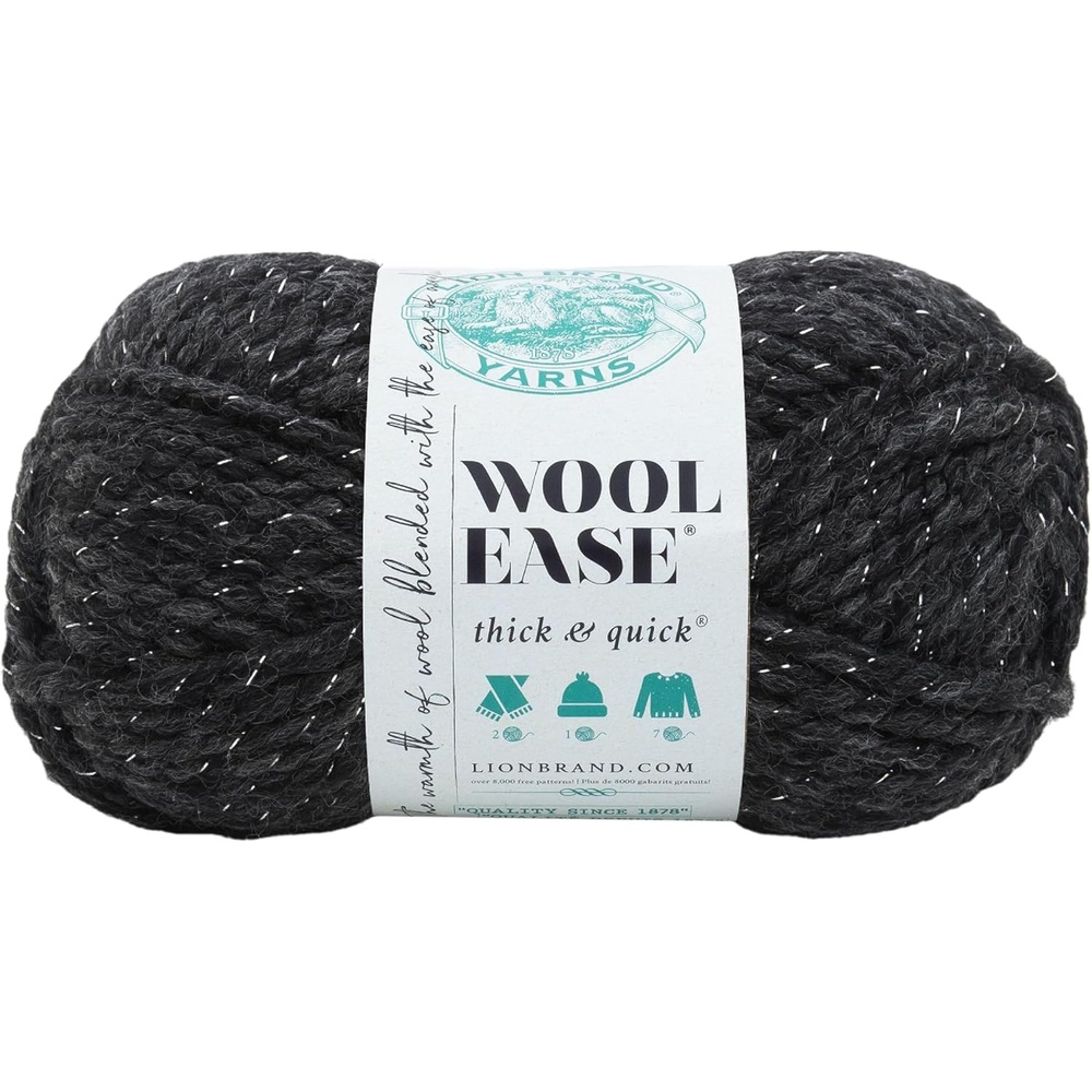 image:imageLion Brand Yarn WoolEase Thick amp Quick Yarn Celebration White 3 Pack Super Bulky Wool Acrylic Blend Fiber for Soft Hats Sweaters Chunky Blankets Yarn for Crochet Knitting Crafts WeavingConstellation