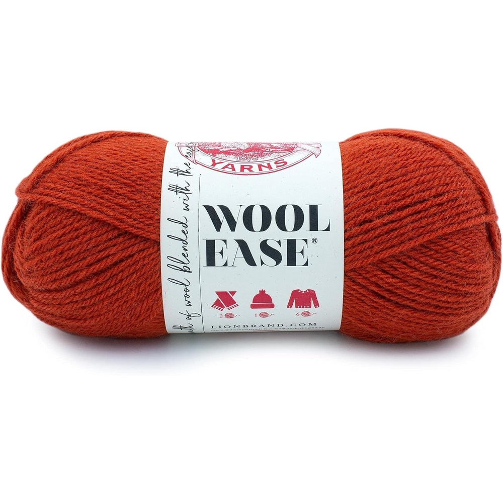 image:imageLion Brand Yarn WoolEase Yarn WorstedWeight Yarn for Knitting and Crocheting 1 Pack IcicleKoi