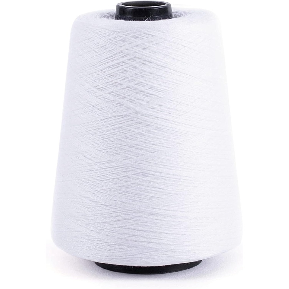 image:imageSilk City Fibers 102 Perle Mercerized Cotton Yarn for Machine Knitting Weaving and Crochet Pompeii Dust 1 Cone Designer Yarn for Premium Garments Delicate Shawls and Lace Weight ProjectsPure White
