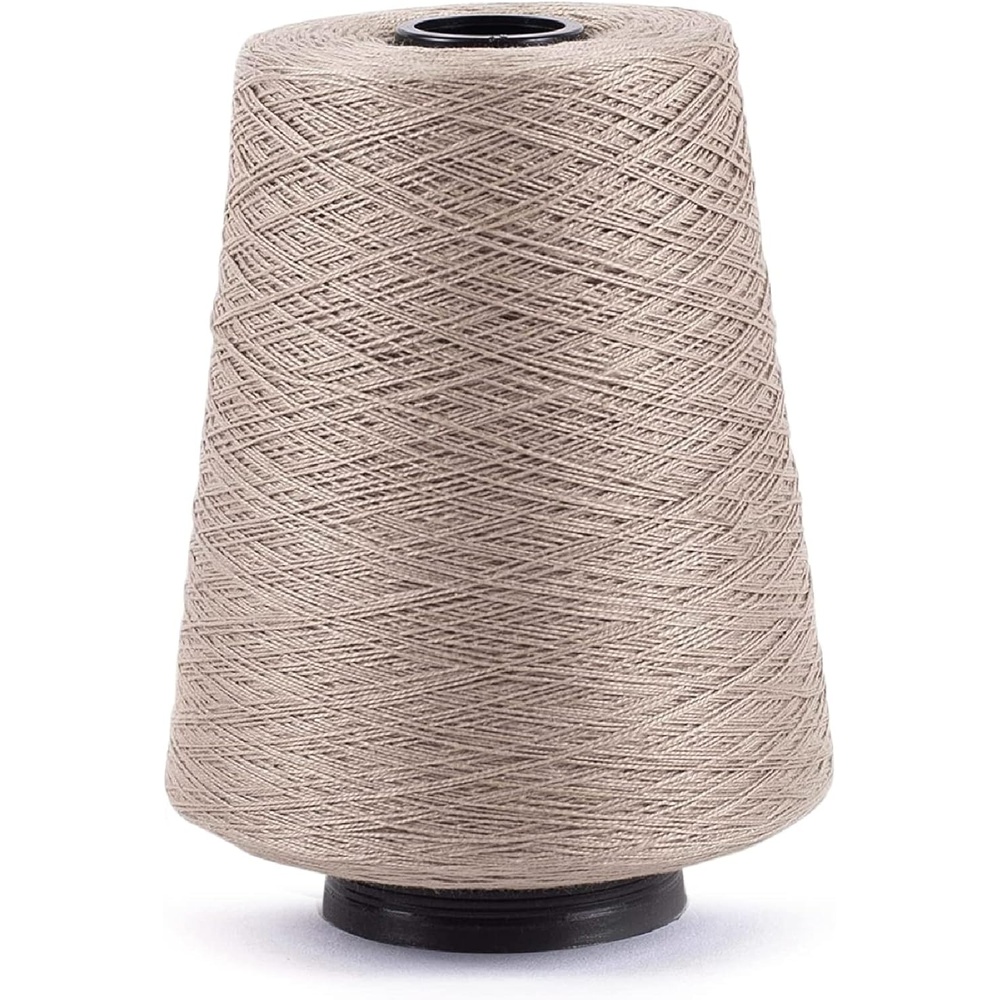 image:imageSilk City Fibers 102 Perle Mercerized Cotton Yarn for Machine Knitting Weaving and Crochet Pompeii Dust 1 Cone Designer Yarn for Premium Garments Delicate Shawls and Lace Weight ProjectsPompeii Dust