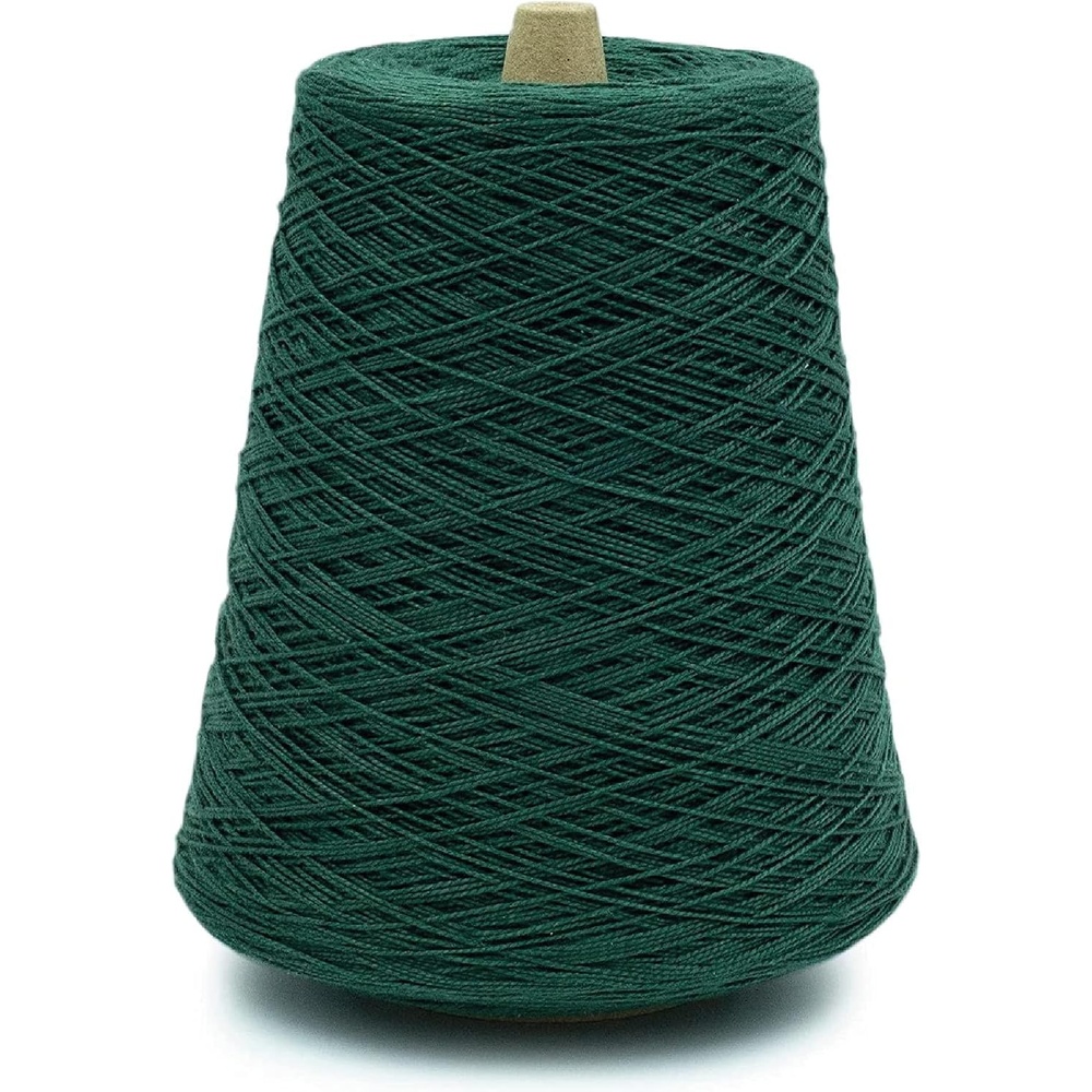 image:imageSilk City Fibers 52 Perle Mercerized Cotton Yarn for Machine Knitting Weaving and Crochet Hemp 1 Cone Designer Yarn for Premium Garments Delicate Shawls and Fingering Weight ProjectsPine