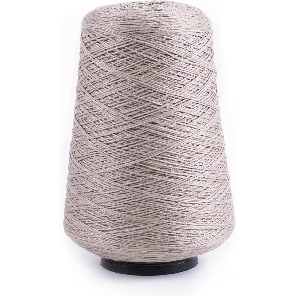image:imageSilk City Fibers 52 Perle Mercerized Cotton Yarn for Machine Knitting Weaving and Crochet Hemp 1 Cone Designer Yarn for Premium Garments Delicate Shawls and Fingering Weight ProjectsPompeii Dust