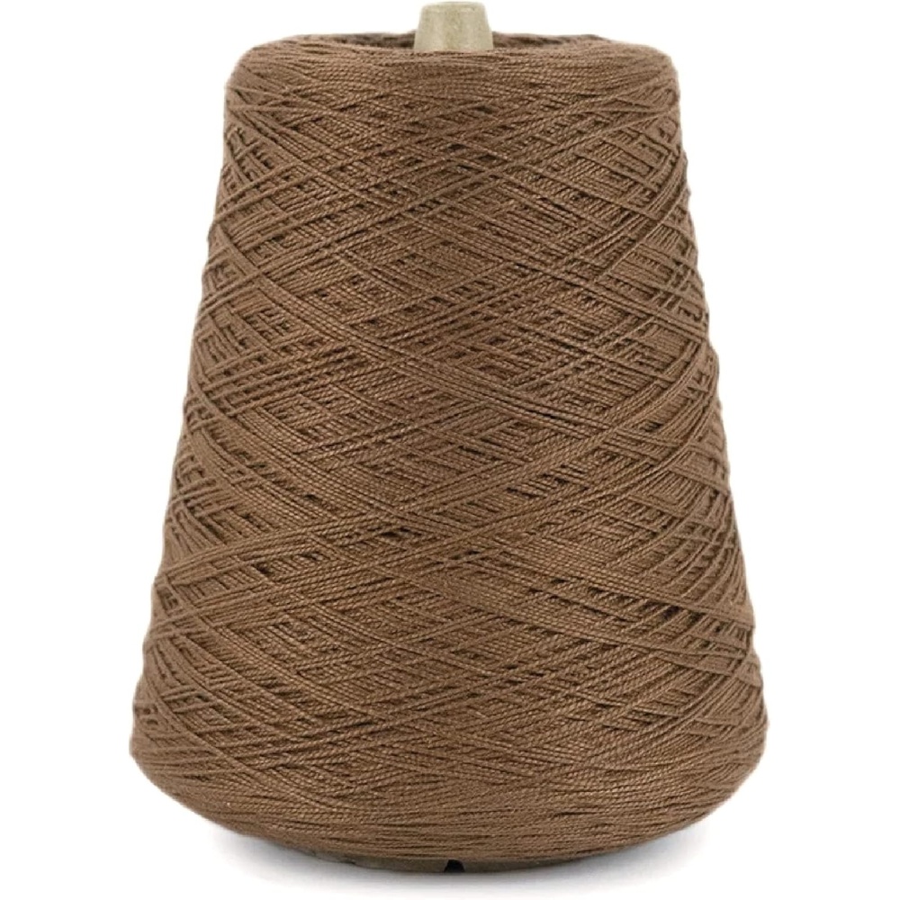 image:imageSilk City Fibers 52 Perle Mercerized Cotton Yarn for Machine Knitting Weaving and Crochet Hemp 1 Cone Designer Yarn for Premium Garments Delicate Shawls and Fingering Weight ProjectsCaf