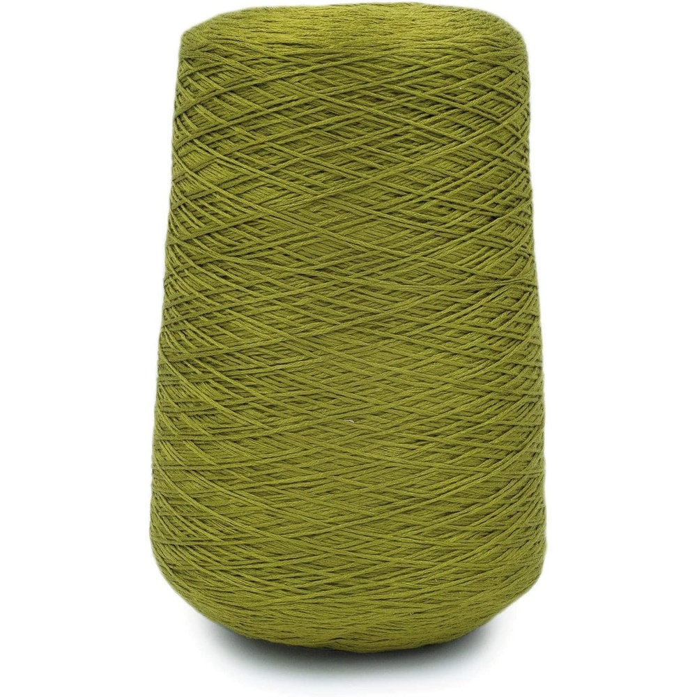 image:imageSilk City Fibers Bambu 7gg 100 Viscose derived from Bamboo Yarn for Machine Knitting Weaving and Crochet Red Passion 1 Cone Designer Yarn for Garments Soft Shawls and Fingering Weight ProjectsGreen Tea