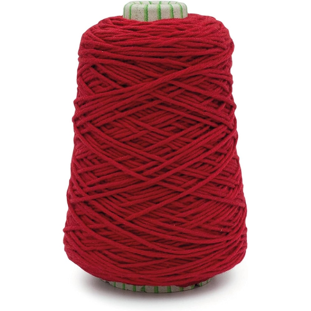 image:imageSilk City Fibers Chunky Merino Wool Yarn for Machine Knitting Weaving and Crochet Nero 1 Cone Classic Designer Yarn for Premium Garments Soft Scarves and Bulky BlanketsBrick