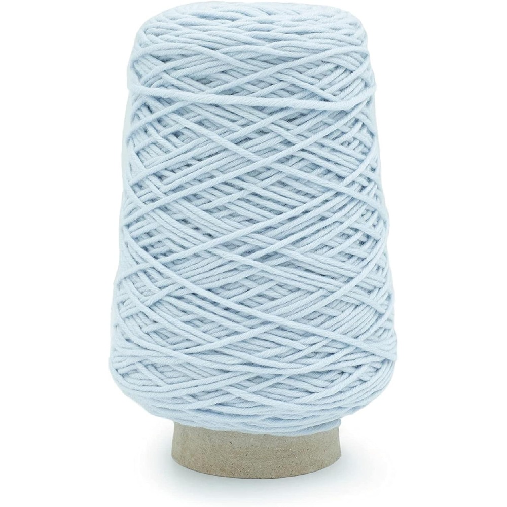 image:imageSilk City Fibers Chunky Merino Wool Yarn for Machine Knitting Weaving and Crochet Nero 1 Cone Classic Designer Yarn for Premium Garments Soft Scarves and Bulky BlanketsPowder Blue
