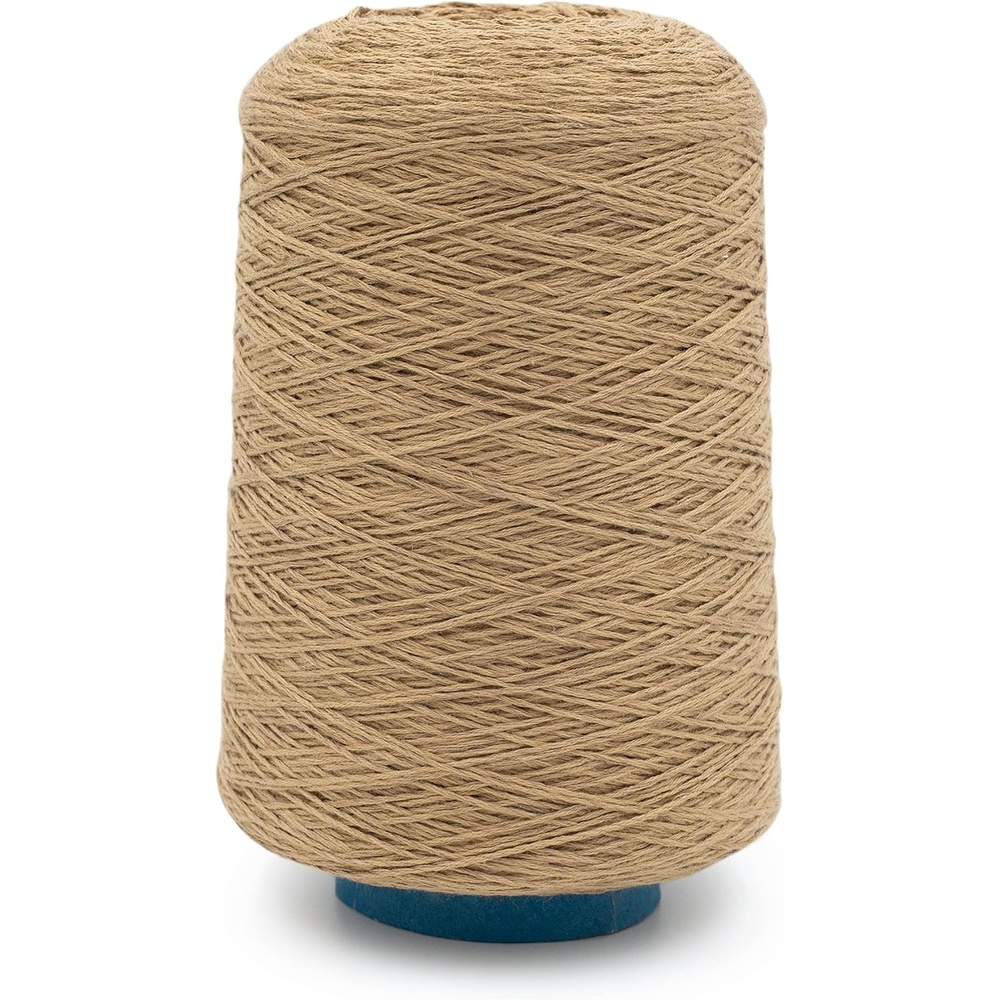 image:imageSilk City Fibers Cotton Bamboo Linen Yarn for Machine Knitting Weaving and Crochet Hazelnut 1 Cone Designer Yarn for Premium Garments Soft Shawls and DK Weight BlanketsHazelnut