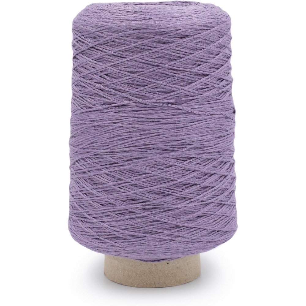 image:imageSilk City Fibers Cotton Bamboo Linen Yarn for Machine Knitting Weaving and Crochet Hazelnut 1 Cone Designer Yarn for Premium Garments Soft Shawls and DK Weight BlanketsPurple Haze