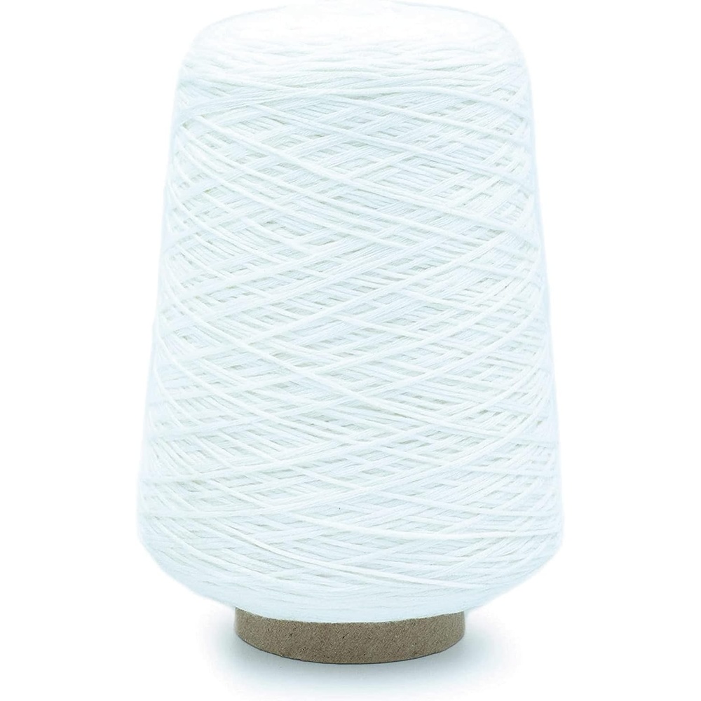 image:imageSilk City Fibers Cotton Bambu Blended Yarn for Machine Knitting Weaving and Crochet Bleach 1 Cone Designer Yarn for Premium Garments Soft Shawls and DK Weight Projects
