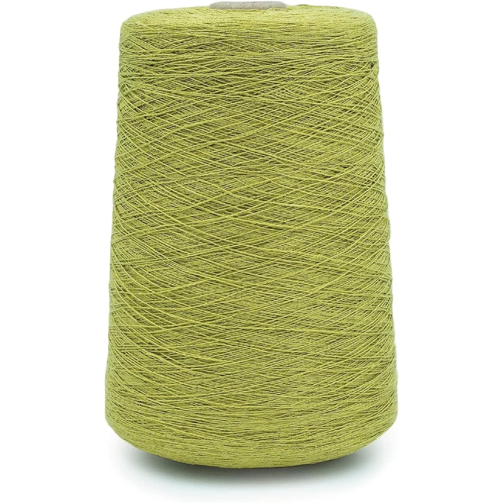 image:imageSilk City Fibers Linen 14 100 Fine Linen Yarn for Machine Knitting Weaving and Crochet Teal 1 Cone Designer Yarn for Premium Garments Soft Shawls and Lace Weight ProjectsGreen Tea