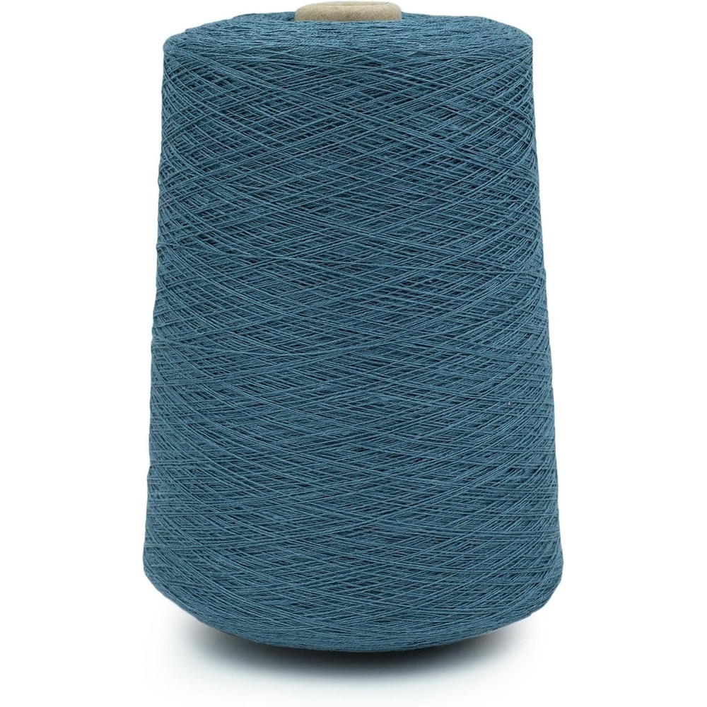 image:imageSilk City Fibers Linen 14 100 Fine Linen Yarn for Machine Knitting Weaving and Crochet Teal 1 Cone Designer Yarn for Premium Garments Soft Shawls and Lace Weight ProjectsDenim