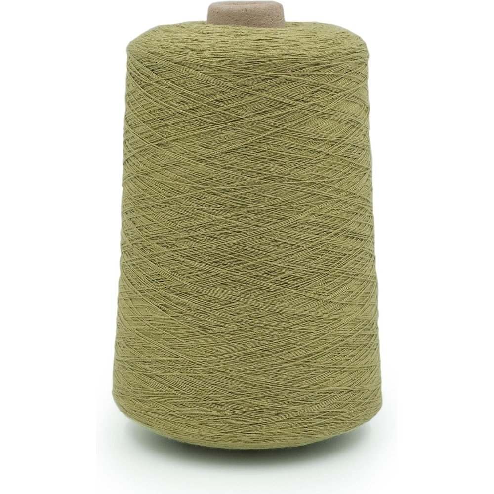 image:imageSilk City Fibers Linen 14 100 Fine Linen Yarn for Machine Knitting Weaving and Crochet Teal 1 Cone Designer Yarn for Premium Garments Soft Shawls and Lace Weight ProjectsOlive