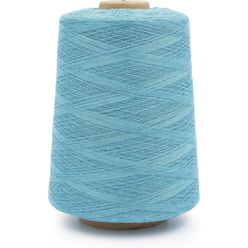 image:imageSilk City Fibers Linen 14 100 Fine Linen Yarn for Machine Knitting Weaving and Crochet Teal 1 Cone Designer Yarn for Premium Garments Soft Shawls and Lace Weight ProjectsBlue Fin