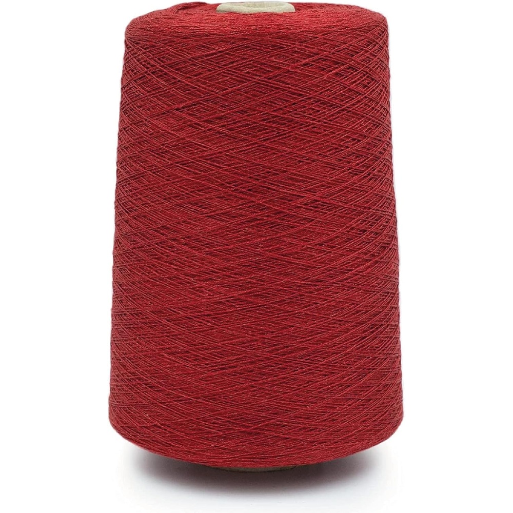 image:imageSilk City Fibers Linen 14 100 Fine Linen Yarn for Machine Knitting Weaving and Crochet Teal 1 Cone Designer Yarn for Premium Garments Soft Shawls and Lace Weight ProjectsFire Red