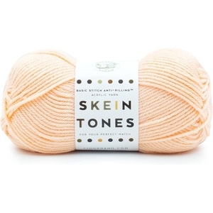 (1 Skein) Lion Brand Yarn Basic Stitch Anti Pilling Yarn, Fairview(Peachy)