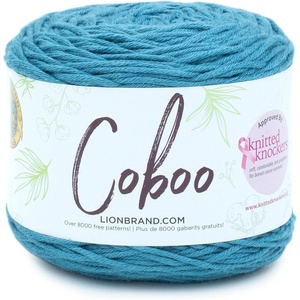 (1 Skein) Lion Brand Yarn Coboo Yarn, Denim