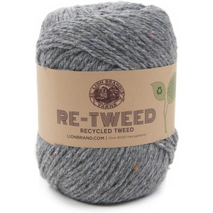 (1 Skein) Lion Brand Yarn ReTweed Yarn, Hay(Arctic Ice)