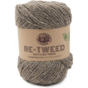 (1 Skein) Lion Brand Yarn ReTweed Yarn, Hay(Elmwood)