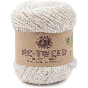 (1 Skein) Lion Brand Yarn ReTweed Yarn, Hay(Hay)