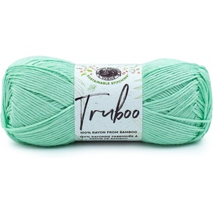 (1 Skein) Lion Brand Yarn Truboo Yarn, Light Pink(Mint)