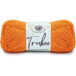 (1 Skein) Lion Brand Yarn Truboo Yarn, Light Pink(Tangerine)