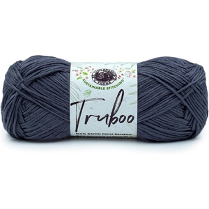 (1 Skein) Lion Brand Yarn Truboo Yarn, White(Slate)